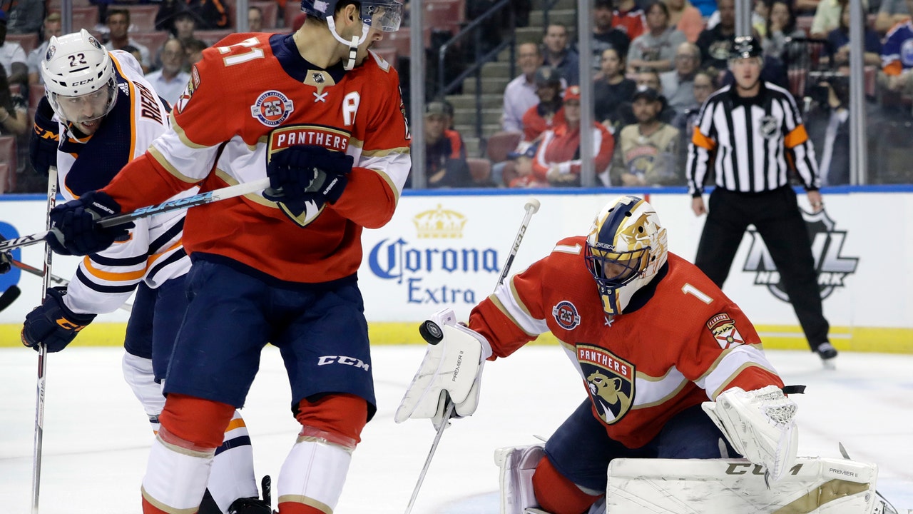 Luongo makes 26 saves as Panthers beat Oilers 4-1